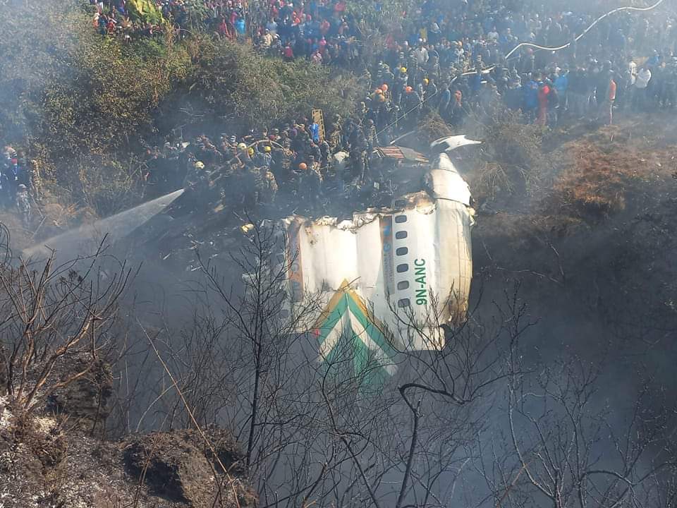 Worst  Aviation  Disaster  For  Nepal  In  Decades  -  Yeti  Airlines  Flight  691  Crashed  Near New Pokhara International Airport .