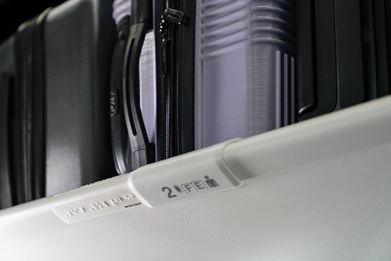 Friendly  Cabins  For  Visual  Disabilities ,  United  Airlines  Has  Announced  That  It's  The  First  U.S. Airline To  Add  Braille To  Its  Aircraft  Cabin  Interiors.