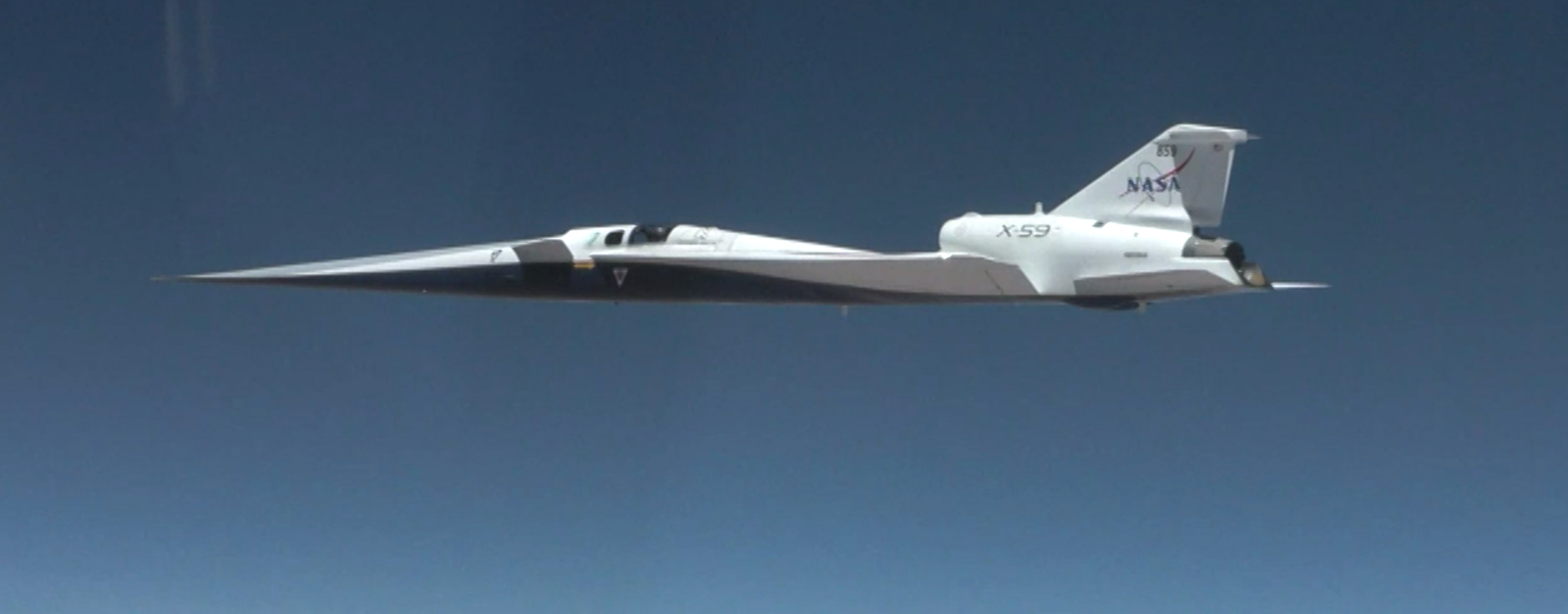 NASA's experimental X-59 aircraft has officially broken the sound barrier and completed its first supersonic flight.