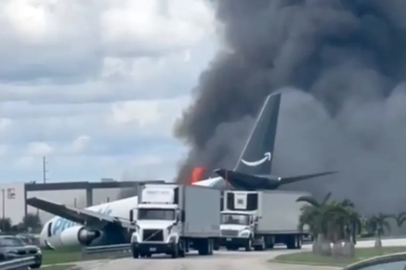 Amazon Prime Air Boeing 767 Overruns Runway at Miami International Airport, Killing Five