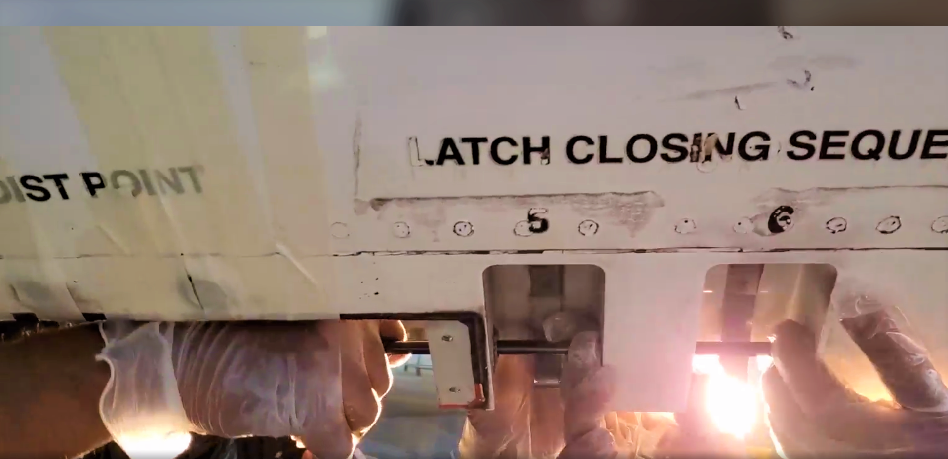 How do Aircraft Mechanics do the inaccessible area 'hole reaming' on the aircraft structures without a power tool ?