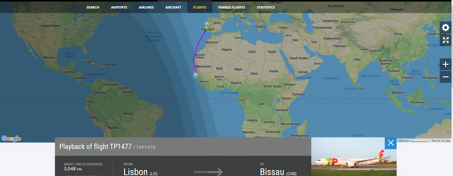 Incident - 1.9 years  old  TAP  Air Portugal  lost  it's  wing  tip  to  a Lamp post  , while Taxiing  at  Bissau international airport !