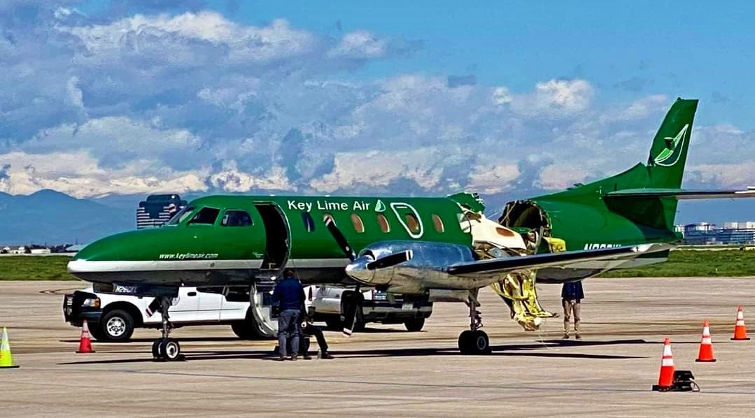 A midair collision between a Metroliner and SR-22 near Denver-  thankfully no life loss !