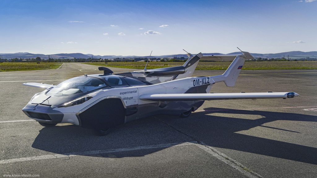 The Flying car completes it's first flight between Grass Runway of Nitra and Bratislava airports !