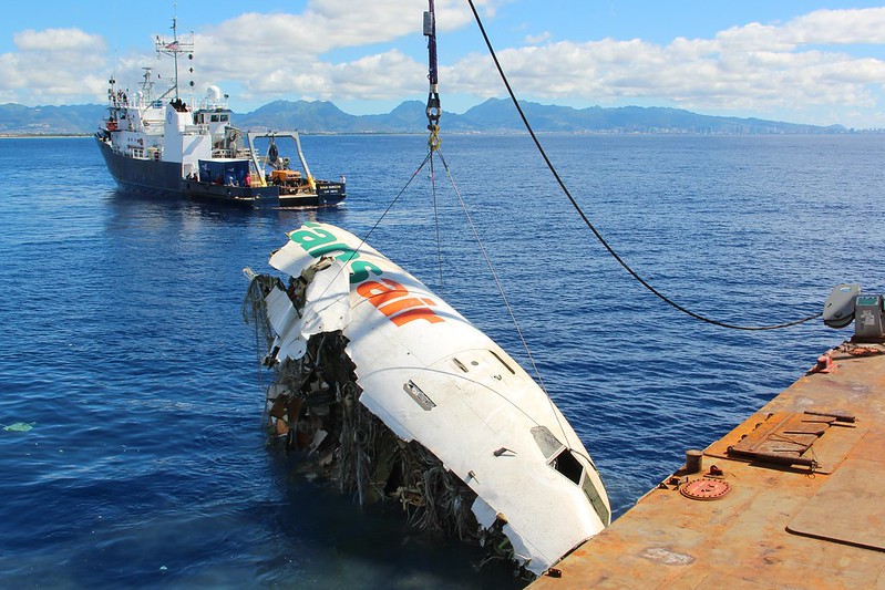 NTSB recovered the Flight recorders and wreckage of TransAir flight 810 cargo jet successfully from Pacific Ocean near Honolulu.