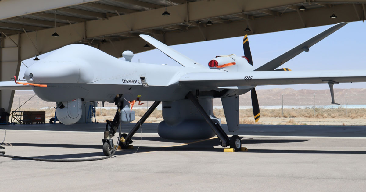 Leonardo  Seaspray  7500E V2  multi-mode  radar   gets  a   place  in   MQ-9A Reaper ,  to  expand  it’s  wide-area  maritime  tracking abilities.